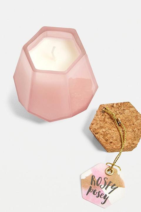 Paddywax Prism Rosey Posey 2.5oz Candle - Pink At Urban Outfitters