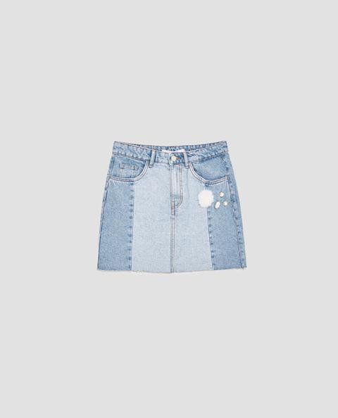 Falda Mini Denim