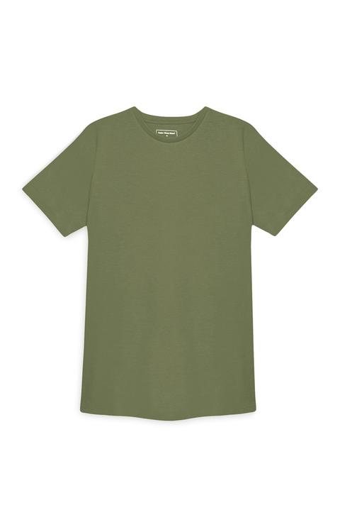 T-shirt Verde A Girocollo