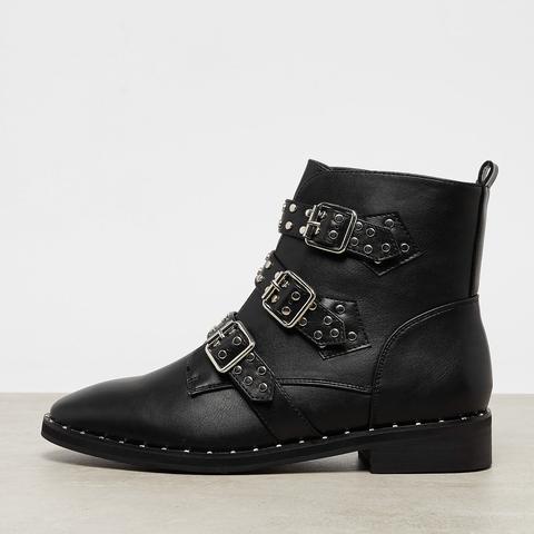 Lena Buckle Boot Black