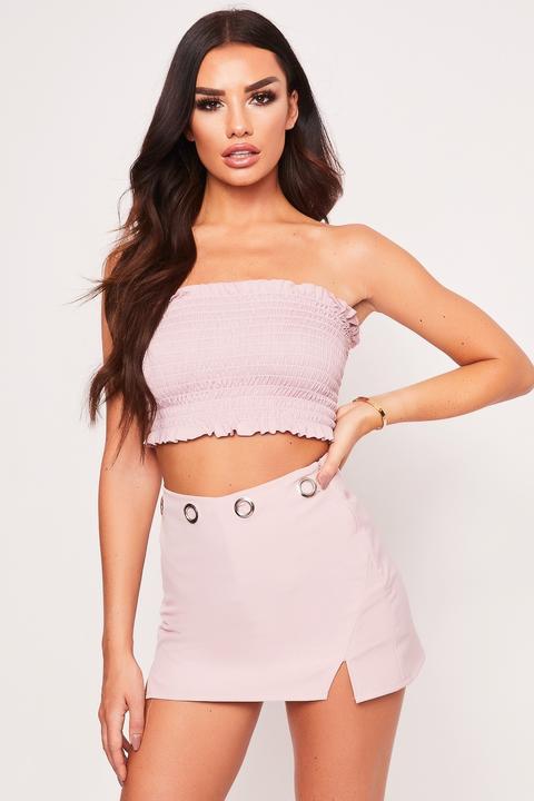 Polly Rose Bandeau Crop Top