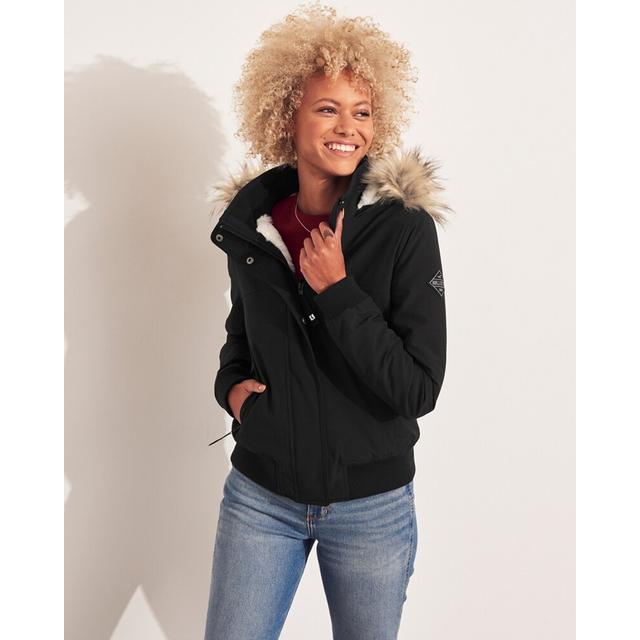 hollister cozy lined bomber jacket