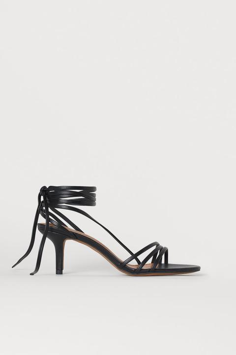 H & M - Sandalias - Negro