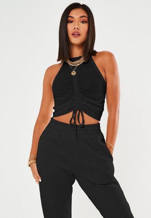 ruched vest top