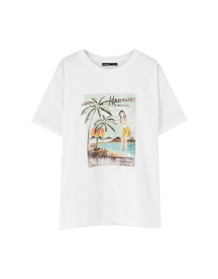 Camiseta Hawaiian Sadie Sink