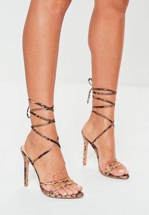 missguided lace up heels