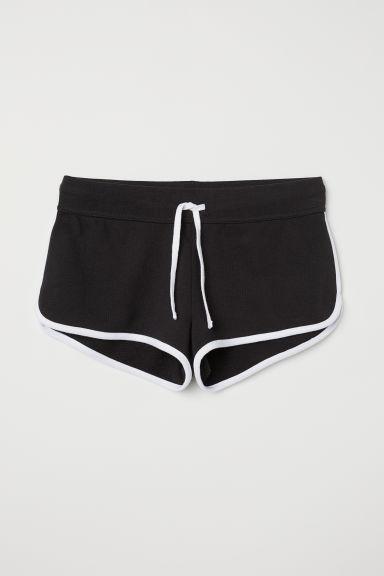 H & M - Shorts In Felpa - Nero