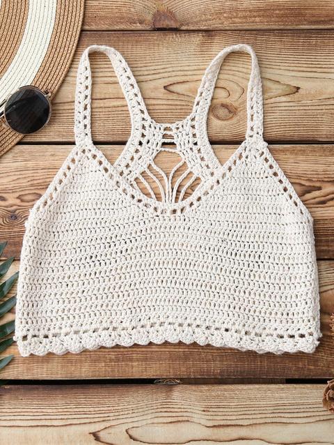 Knitting Crochet Top Bikini