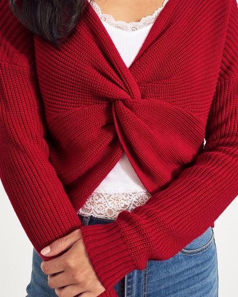 Twist back sweater outlet hollister