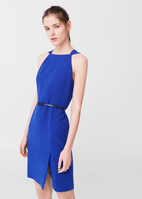 Vestido Halter Cinturón
