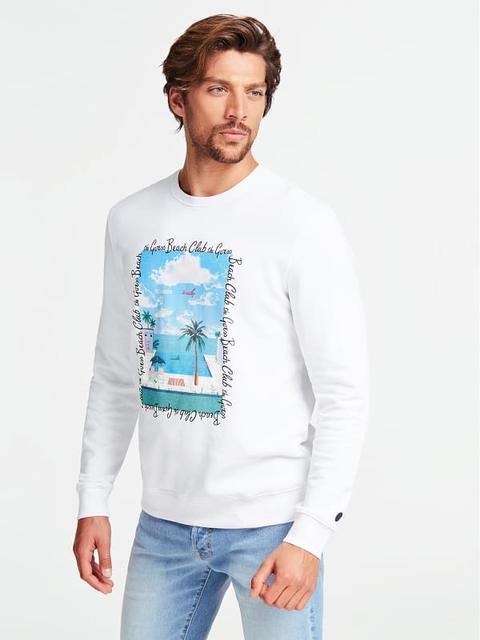 Sweat-shirt Coton Motif Positionne