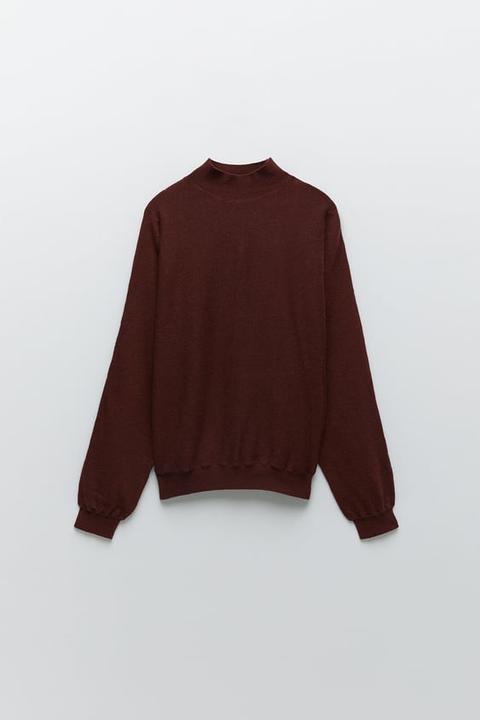 Pull En Maille Avec Laine Et Cachemire