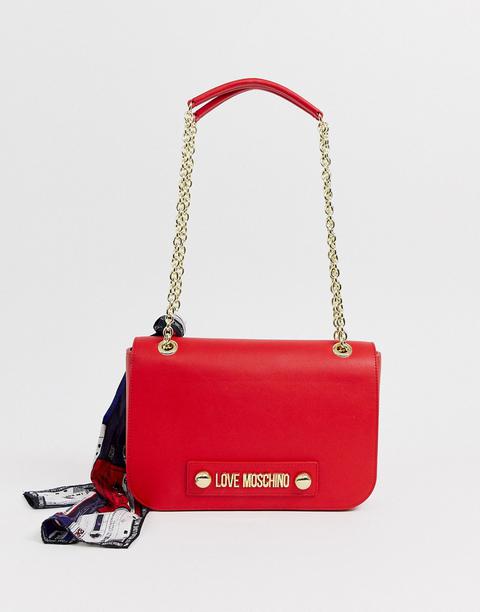 love moschino red bag
