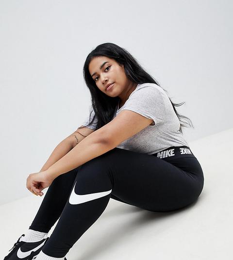 Leggings Negros Con Logo En La Cinturilla Legasee De Nike Plus