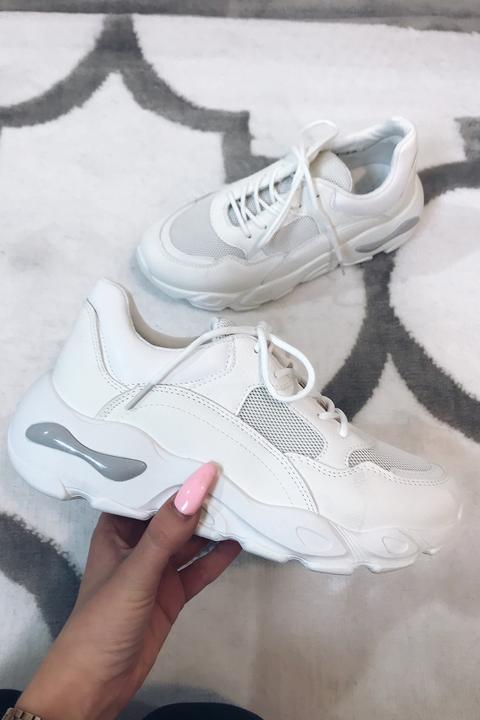 Emma White Chunky Trainer from Misspap 