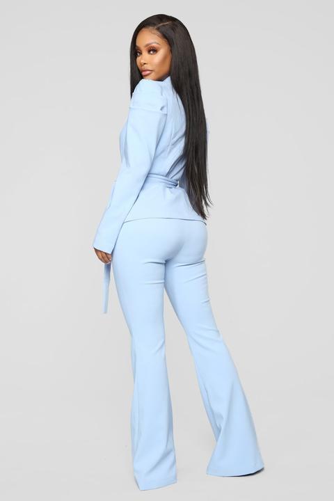 sky blue jogging suit