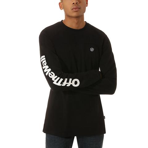 Vans Camiseta De Manga Larga Pieced Distorted (black) Hombre Negro