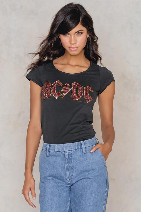 Acdc Ladies Classic Logo T-shirt