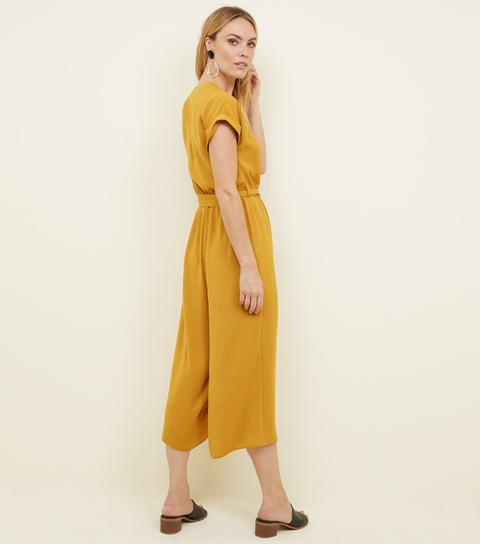 new look mustard jumpsuit