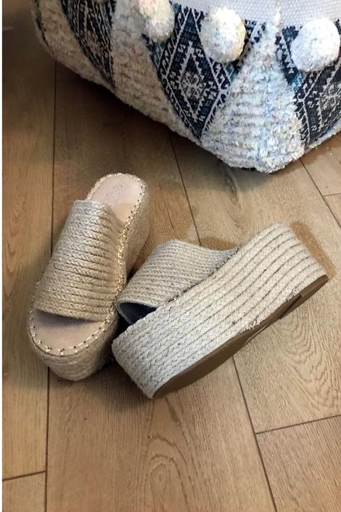 Sandalias Mules Esparto