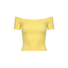 Top Giallo Spalle Nude