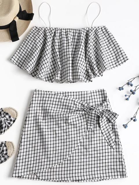 Top Camis E Gonna A Quadri