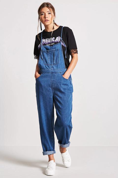 Denim Cami Overalls