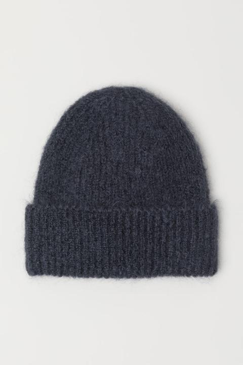 Gorro En Mezcla De Mohair - Gris