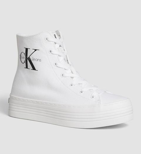 Canvas High-top Trainers