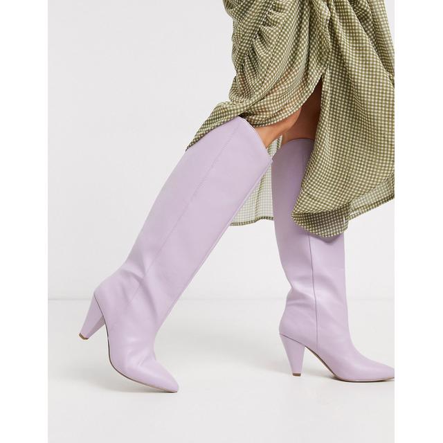 lilac boots