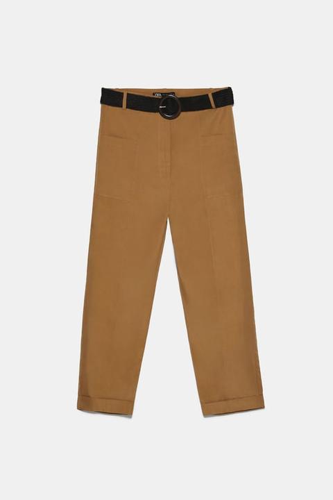 Belted Rustic Trousers