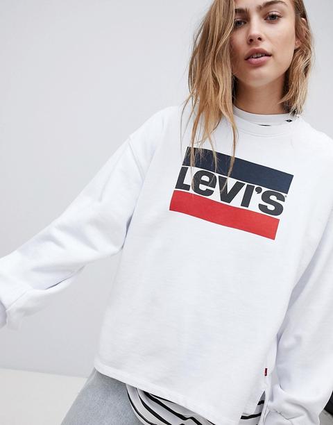 Sudadera Extragrande Con Cuello Redondo Y Logo De Levi's Sportswear