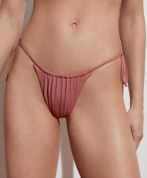 Bikini Braguita Brasileña Slim Lazos Corte U