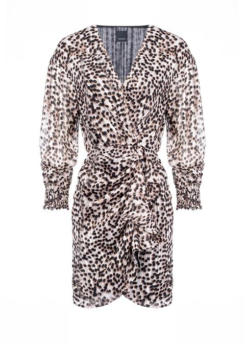 Abito Jacquard Pois Animalier