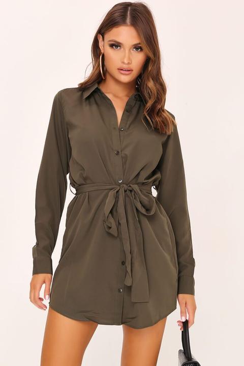 Khaki Tie Waist