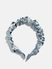 Blue Ruffle Head Band