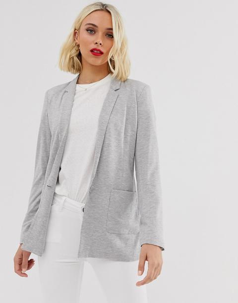 Oasis - Blazer In Jersey Leggero - Pietra