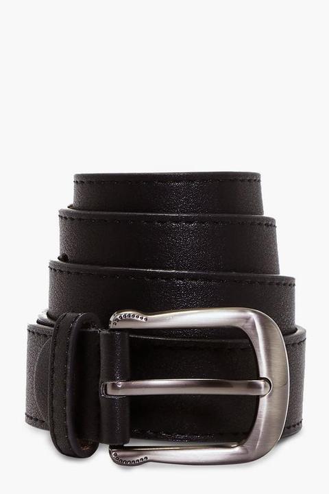 Curved Buckle Boyfriend Belt