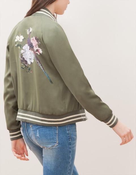 Bomber Estampado Oriental