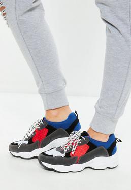 De Deporte Con Paneles Contraste En Azul