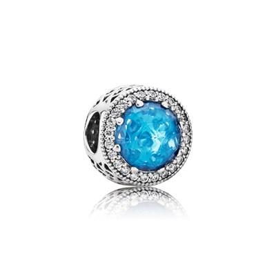 Charm Gioiello Azzurro Glaciale