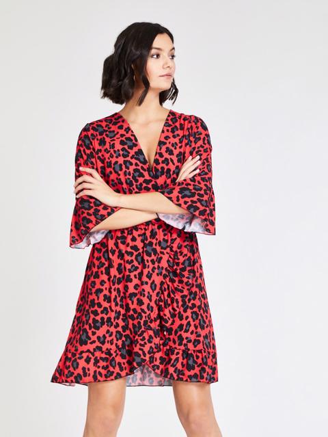 Leopard Wrap Dress