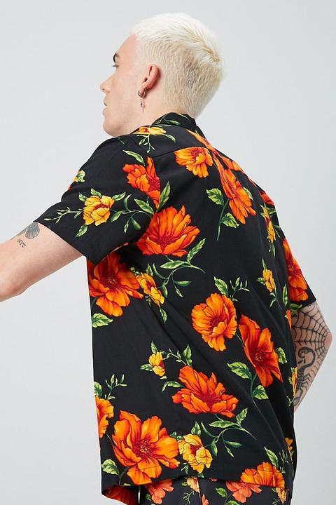 forever 21 flower shirt