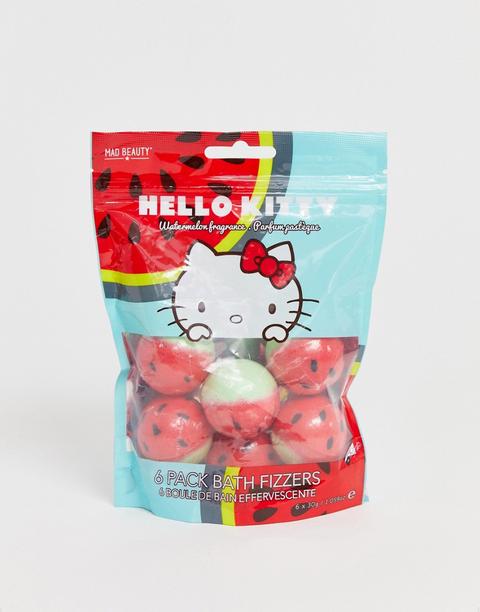 Sales Efervescentes De Baño Con Diseño De Sandía De Hello Kitty-sin Color