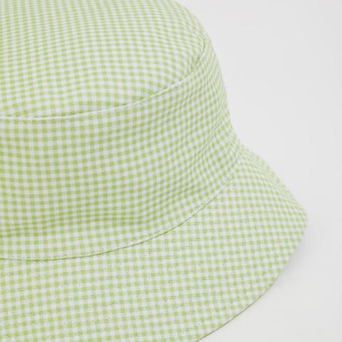 gingham sun hat