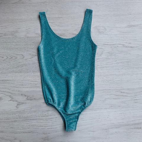 Body In Lurex Azzurro