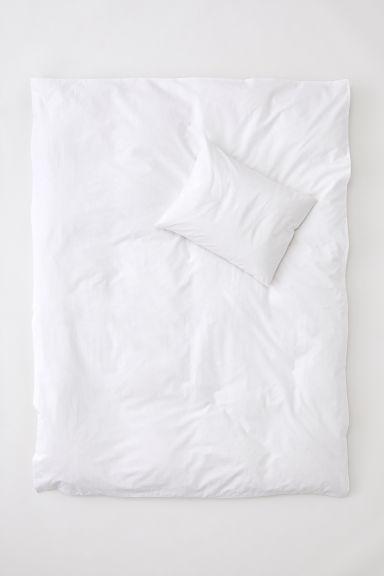 Bettwäsche Aus Baumwolle - White - Zuhause