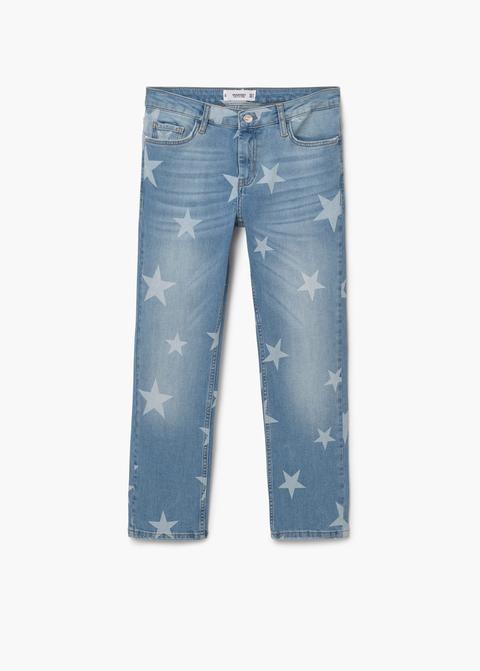 Jeans Relaxed Crop Star