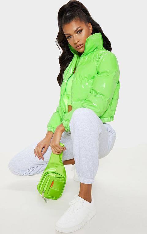 Lime Vinyl Puffer