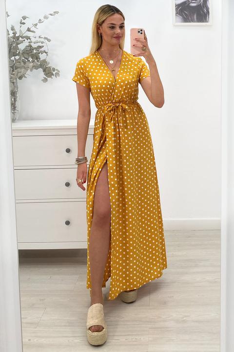 Vestido Lunette Amarillo Mostaza